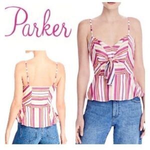 Parker Poolside Stripe Whitney Top XS‎